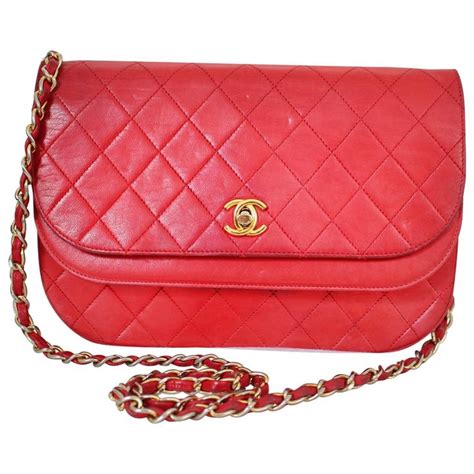 red chanel purses|chanel purses red crossbody.